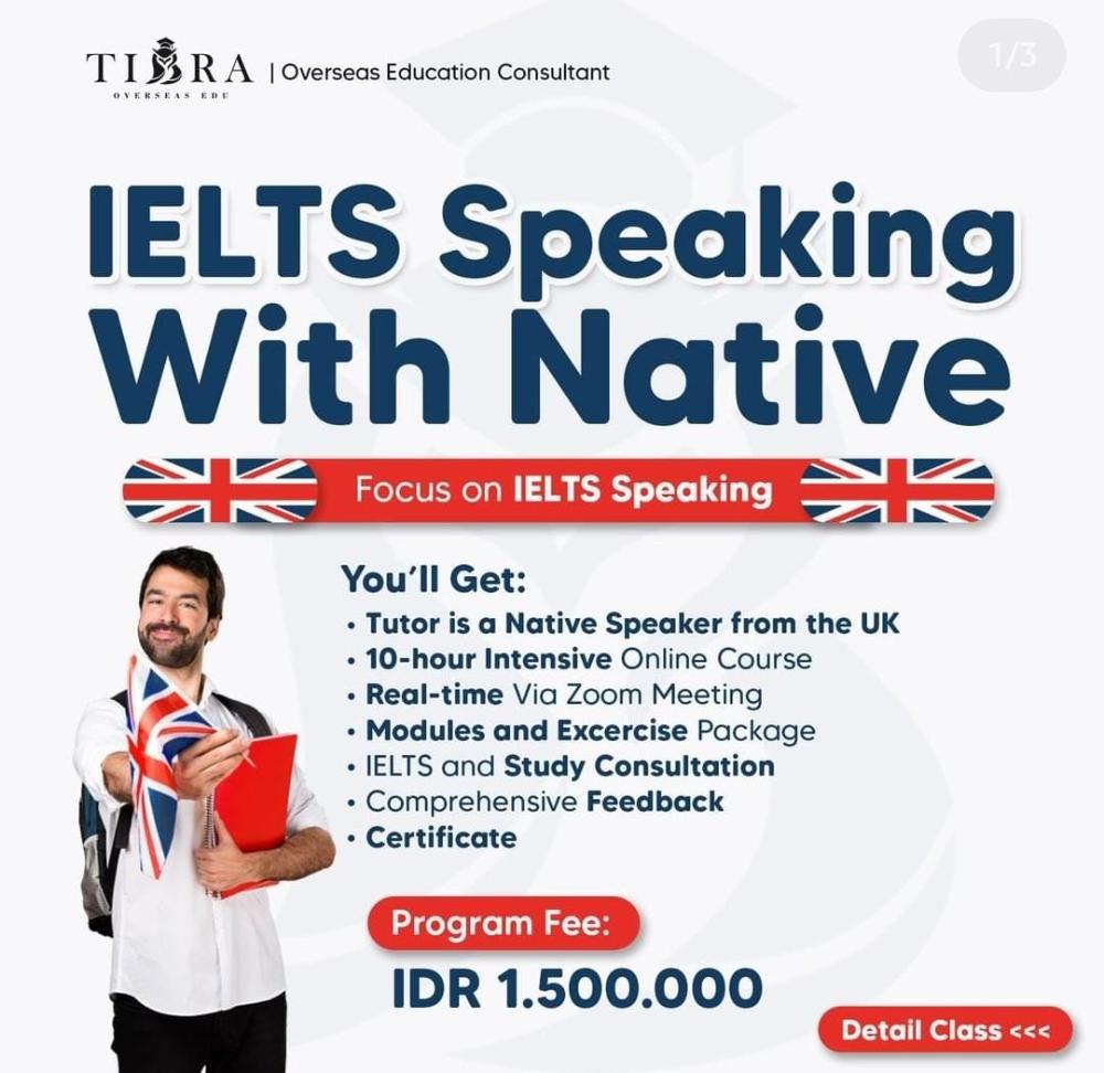 IELTS Speaking with Native - Tibra Overseas Edu