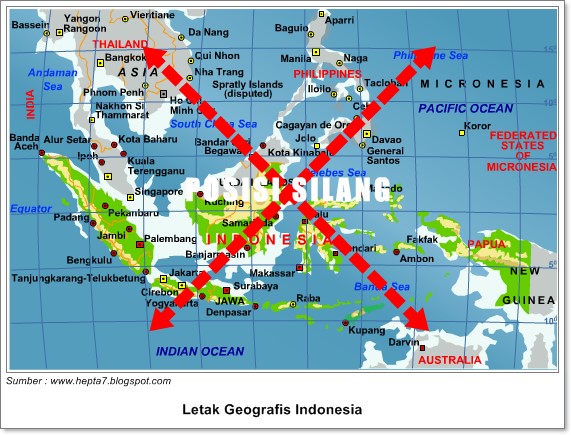 Materi Geografi - Posisi Strategis Indonesia Kelas 11 - Belajar Pintar