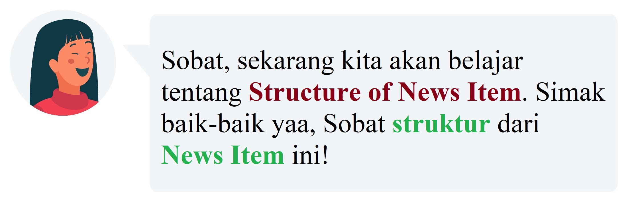 Materi Bahasa Inggris (Wajib) - News Item Kelas 12 MIA - Belajar Pintar