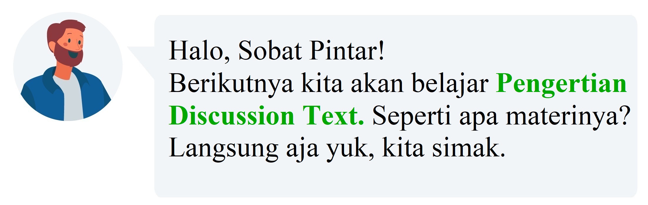 Materi Bahasa Dan Sastra Inggris (Peminatan) - Discussion Text Kelas 12 ...