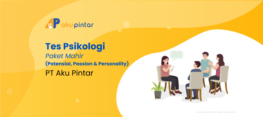 Tes Psikologi 3P (Potensial, Passion & Personality) - Paket Mahir - Aku Pintar Indonesia