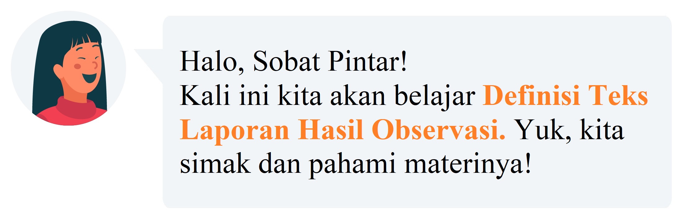 Materi bahasa indonesia observasi