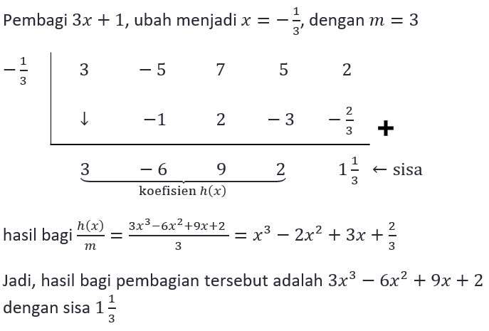 Bentuk pangkat bilangan positif dari 8x^-4/2x^-6 adalah