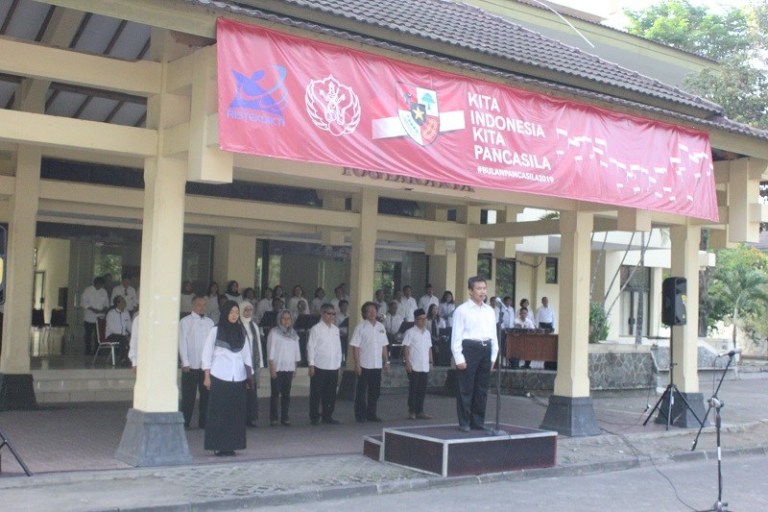 Upacara Bendera Memperingati Hari Lahir Pancasila Tahun 2019