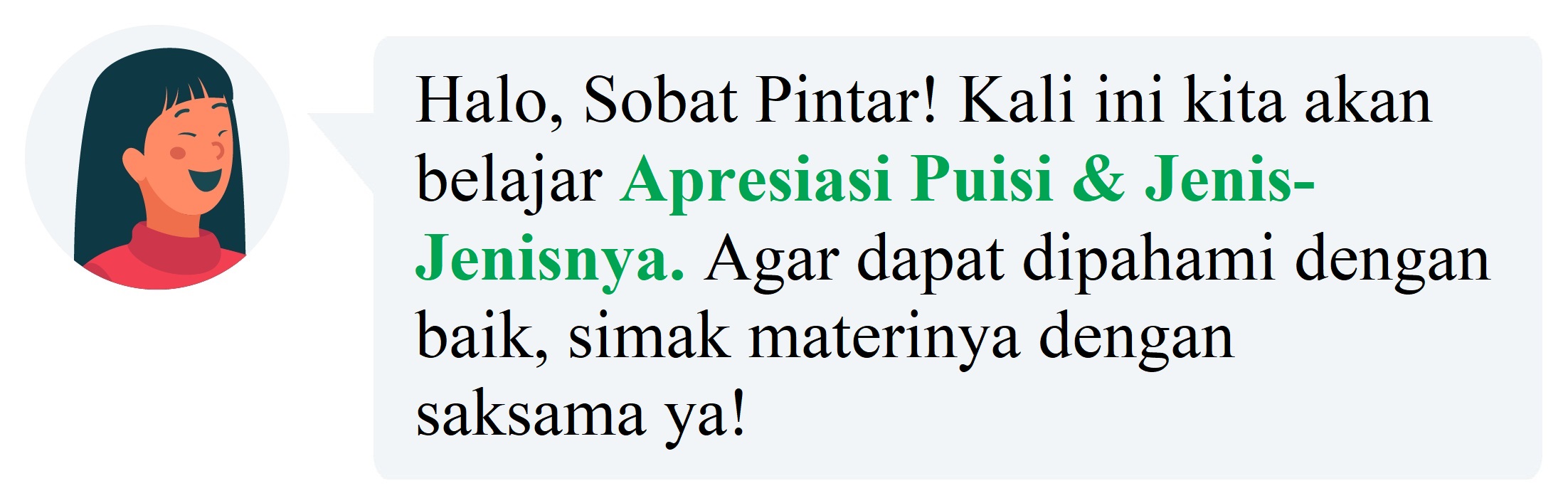 Materi Bahasa Dan Sastra Indonesia (Peminatan) - Apresiasi Puisi Kelas ...