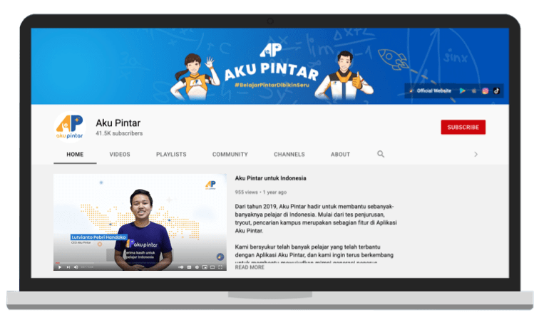 youtube aku pintar