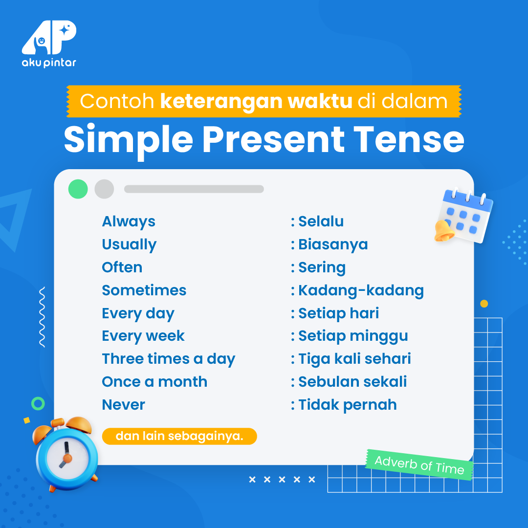 Belajar Pengertian Simple Present Tense, Rumus, Fungsi, Dan Contoh ...