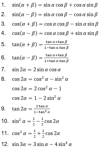 Trigonometri – Tabel, Nilai, Rumus, Perbandingan, Dan Identitas ...